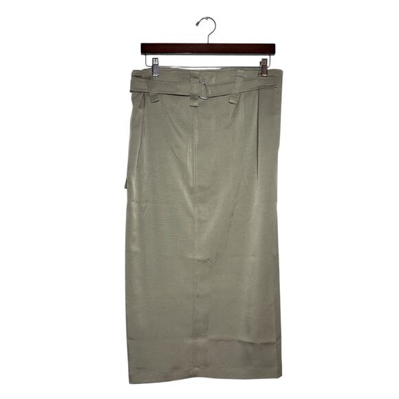Miaou NWT Suki Cargo Midi Skirt in Sage Medium - Picture 5 of 9